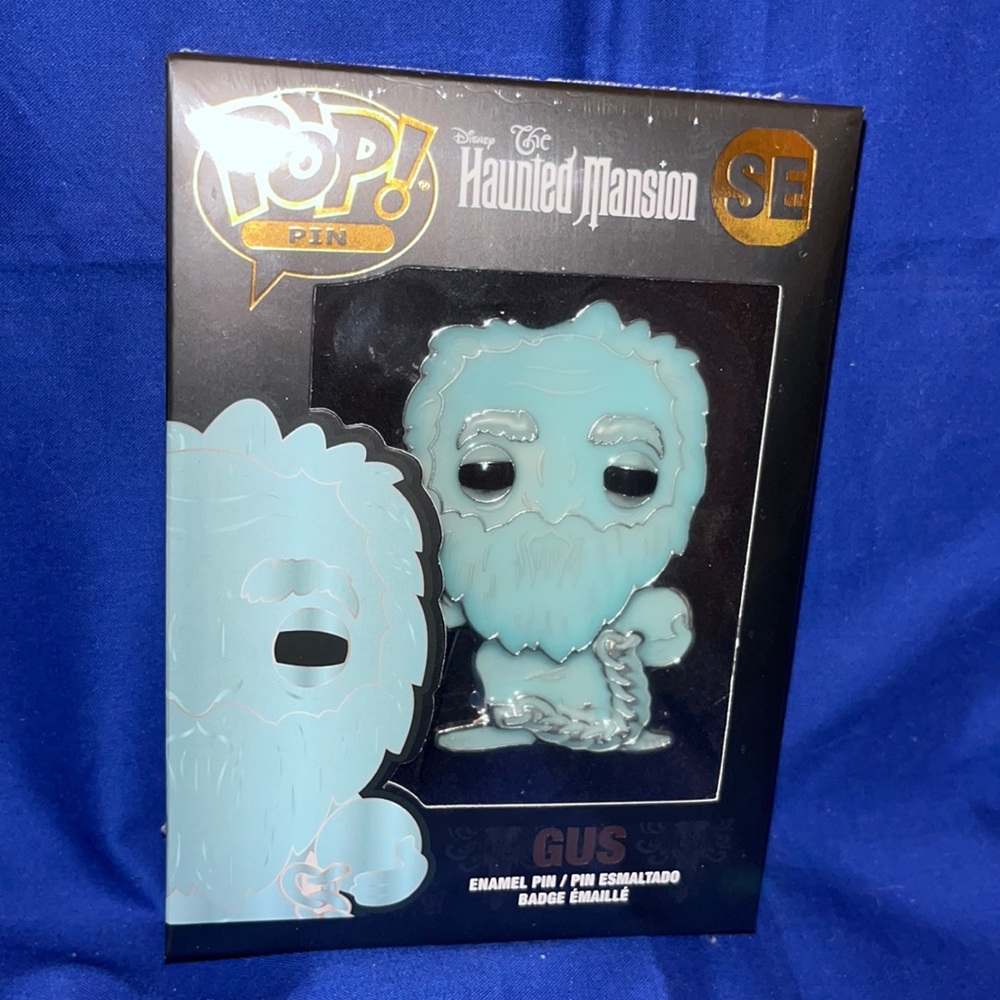 Disney Haunted Mansion Gus Funko Pop! Enamel Pin NEW IN BOX - Glow In The Dark